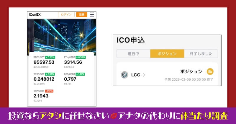 IConEXのLCC購入は詐欺