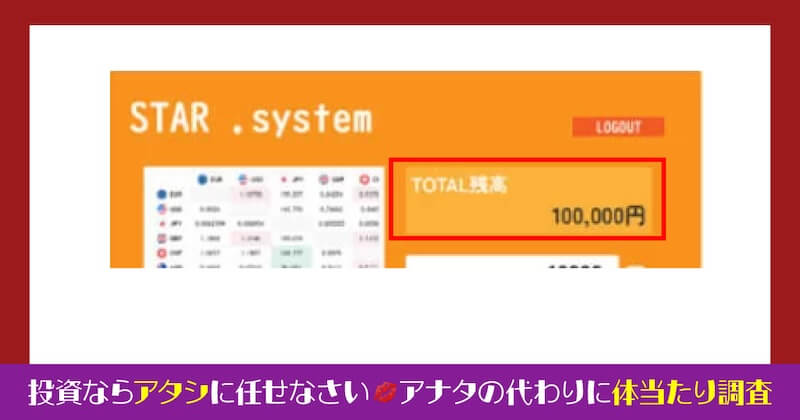 STAR.systemの投資は詐欺か